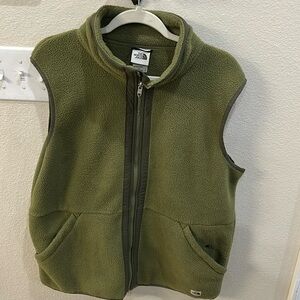 The North Face Men VEST Full Zipper size large Green